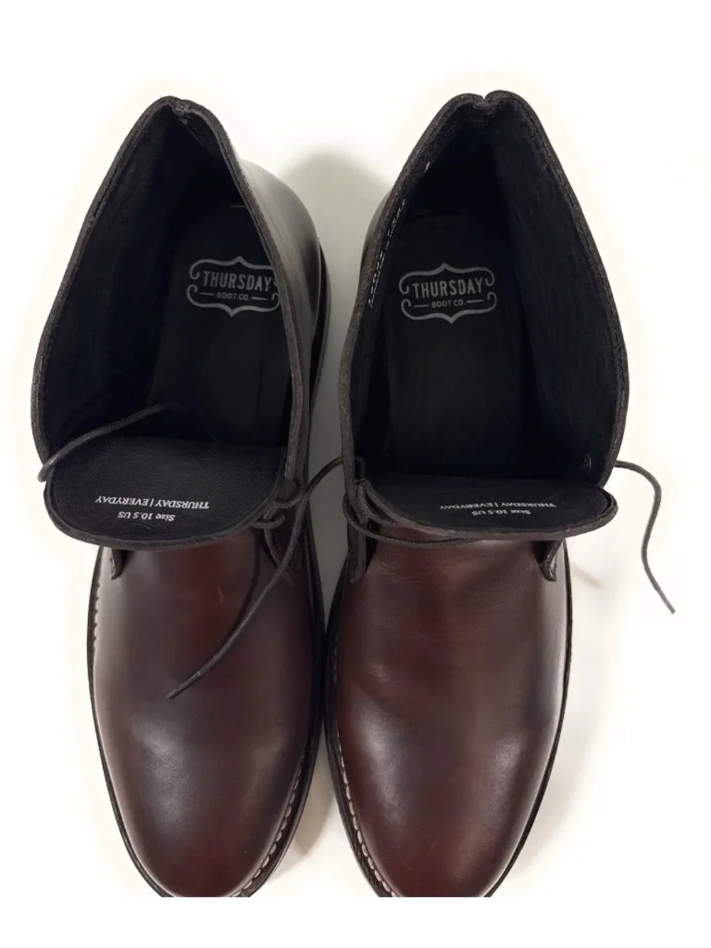 Thursday Boot Co Mens Scout Chukka Ankle Boots Size 10.5 Handmade Brown Leather